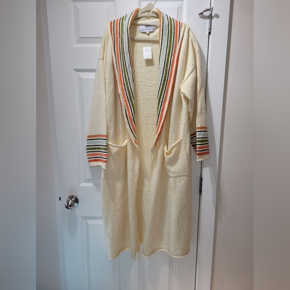 NWT the brightside by rocky barnes SAND VENICE ROBE - Picture 6 of 8